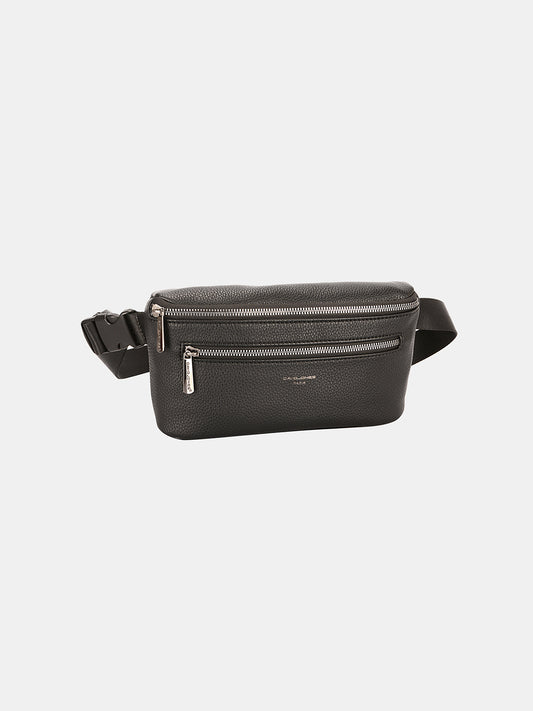 David Jones Double Zipper Adjustable Belt Bag