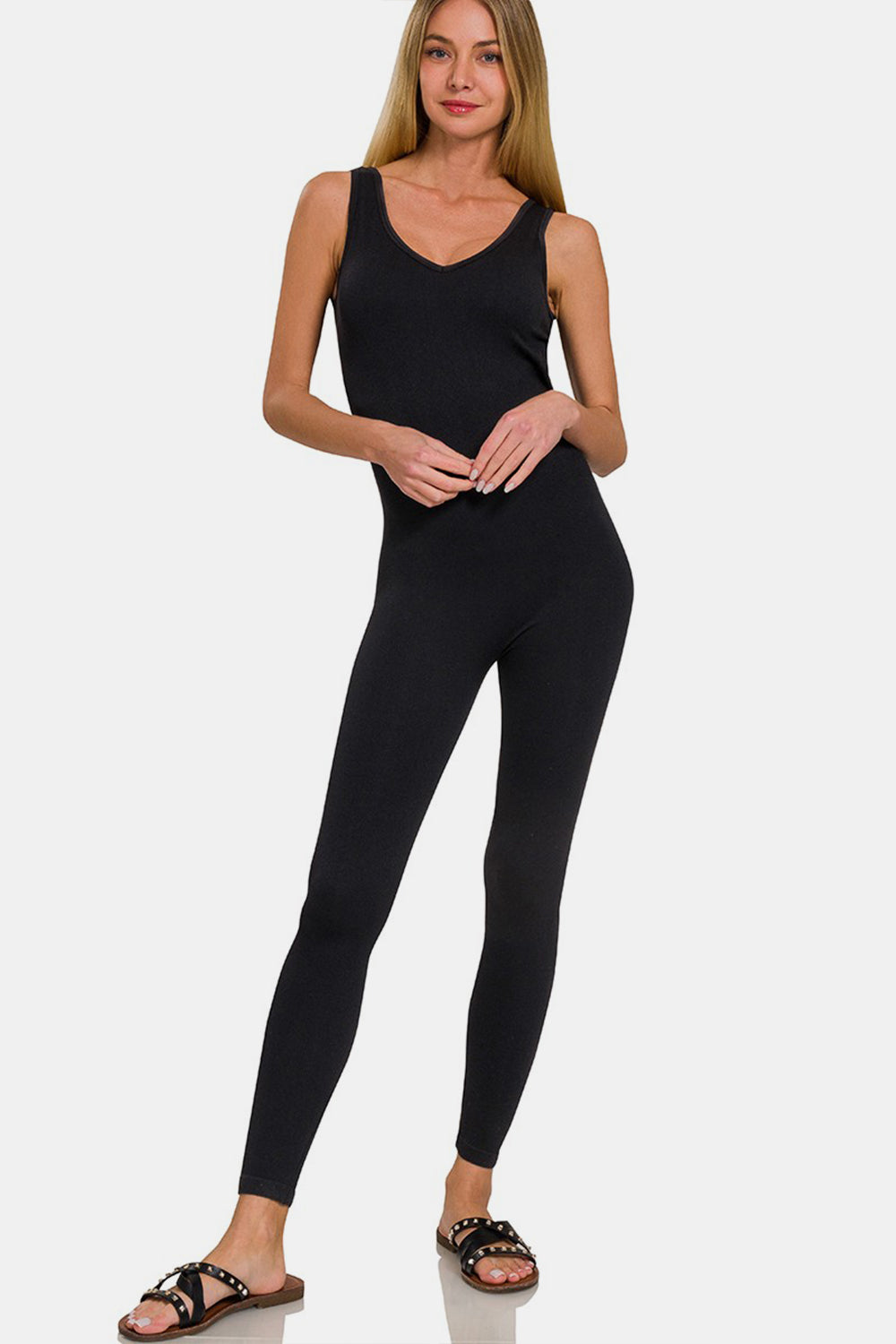 Zenana Sports Seamless Jumpsuit