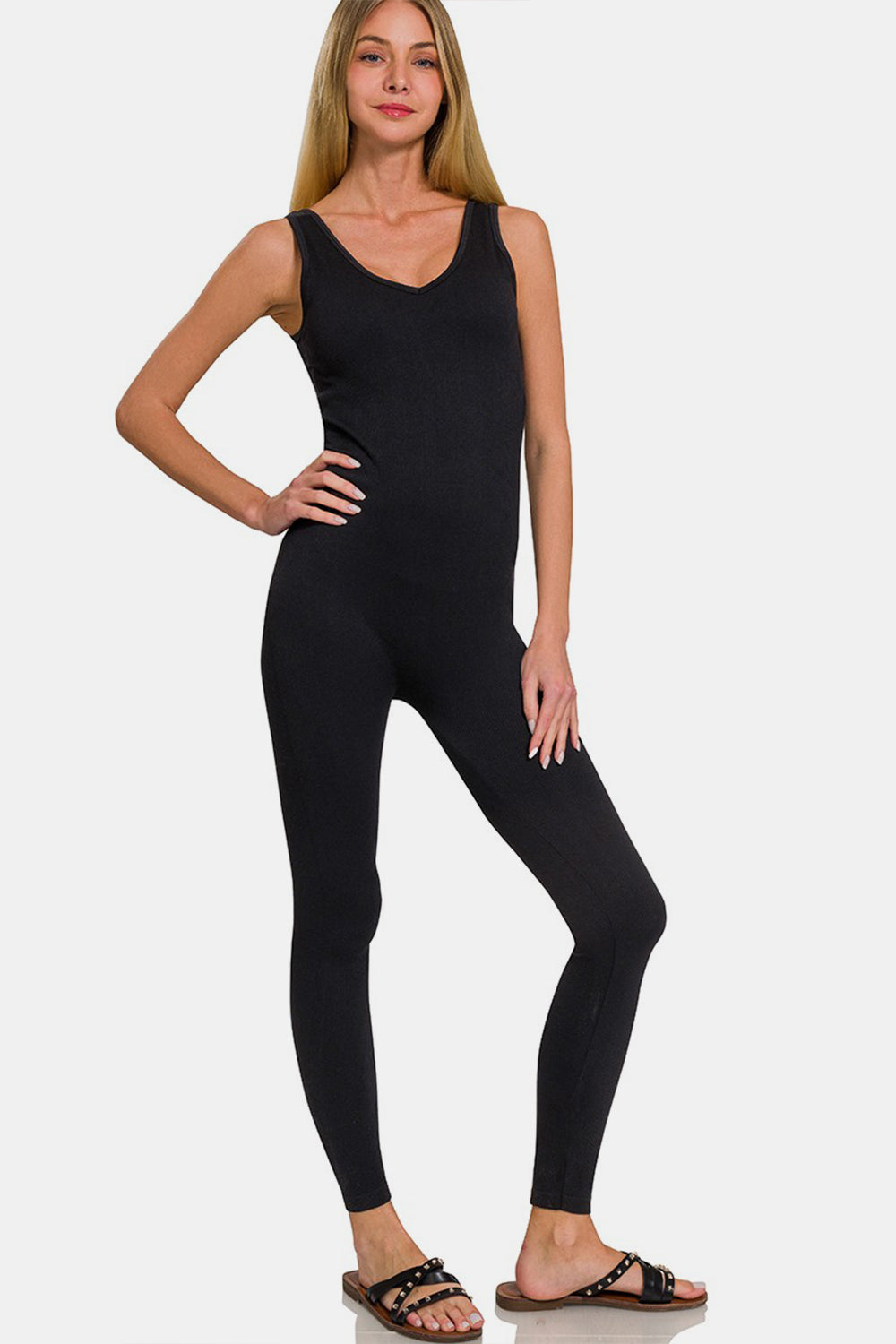 Zenana Sports Seamless Jumpsuit