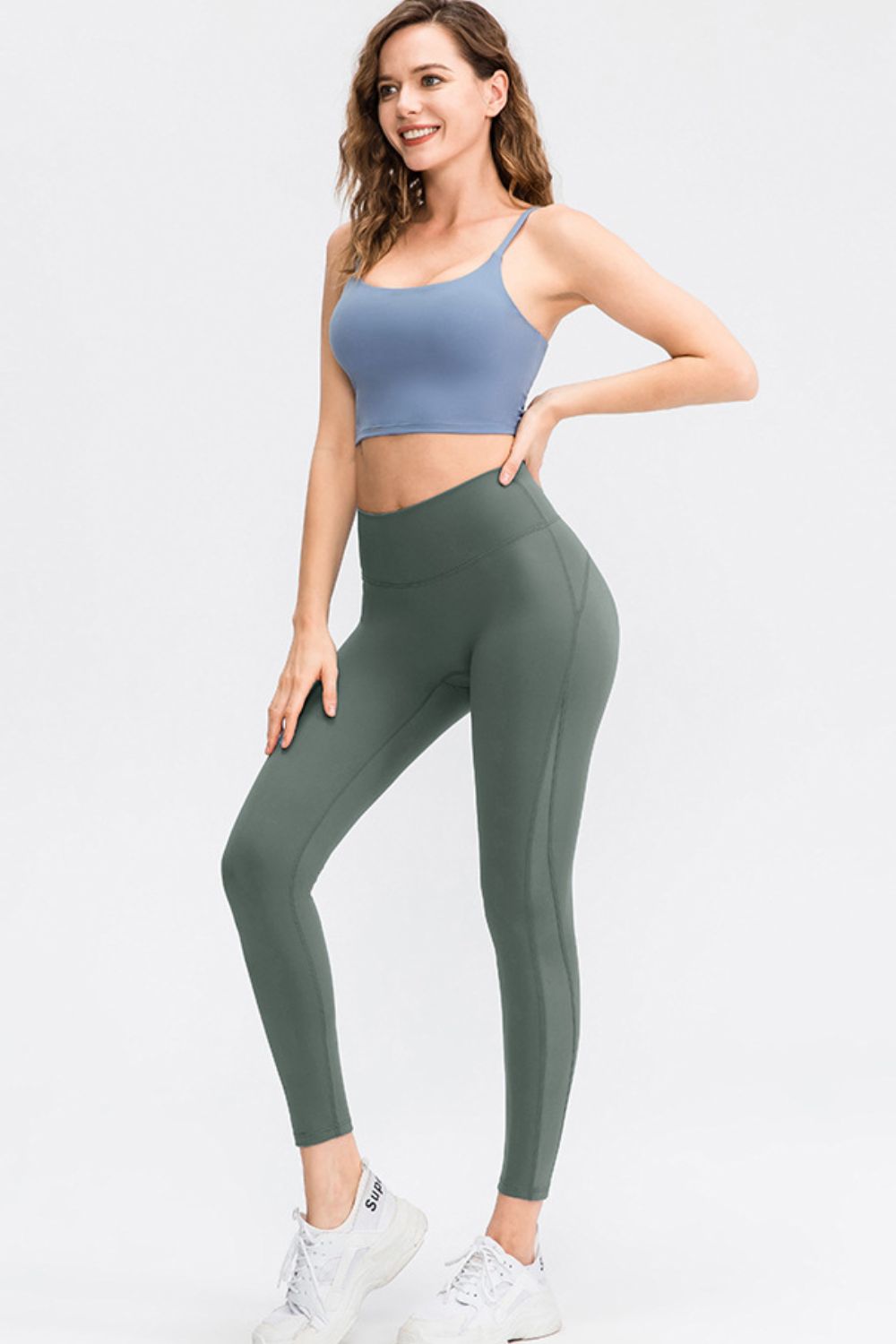 Sporty Leggings with Mesh Detail