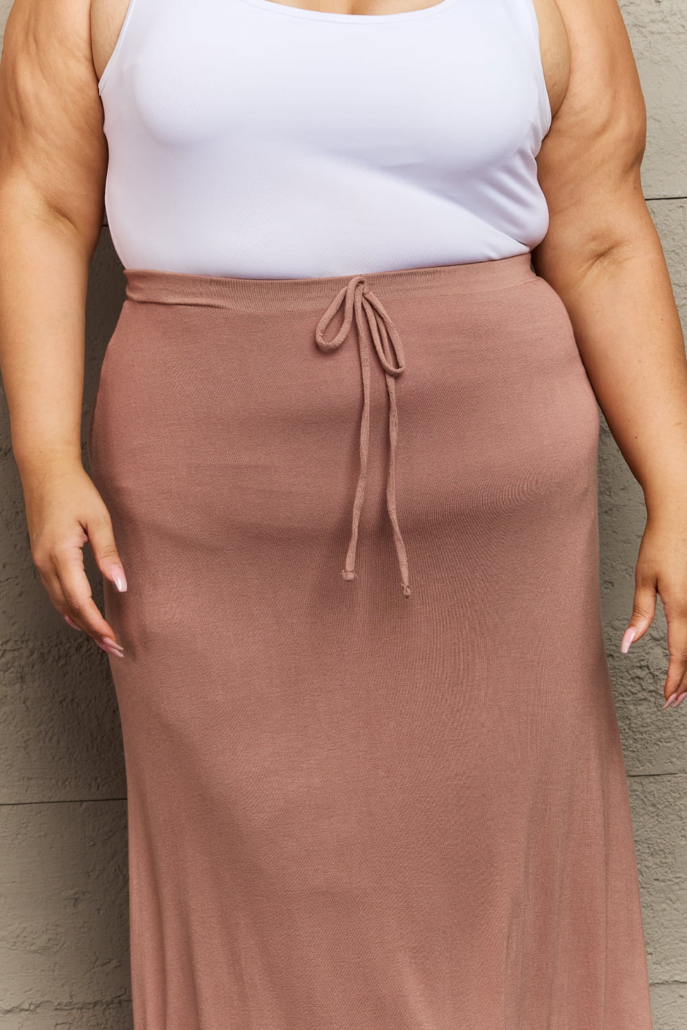 Culture Flare Maxi Skirt in Chocolate