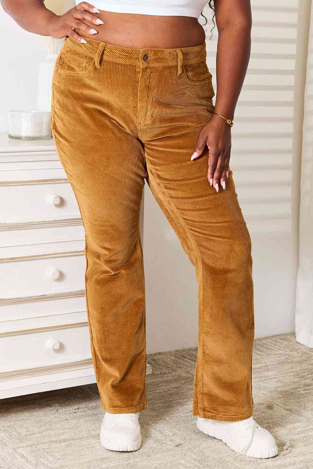 Judy Blue Mid Rise Corduroy Pants