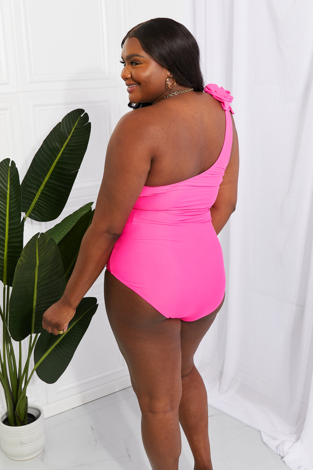 Marina West Deep End One-Shoulder One-Piece Swimsuit