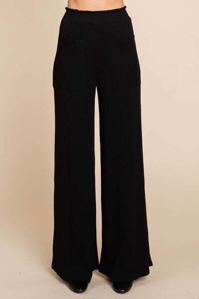 Culture Code High Waist Wide Leg Pants