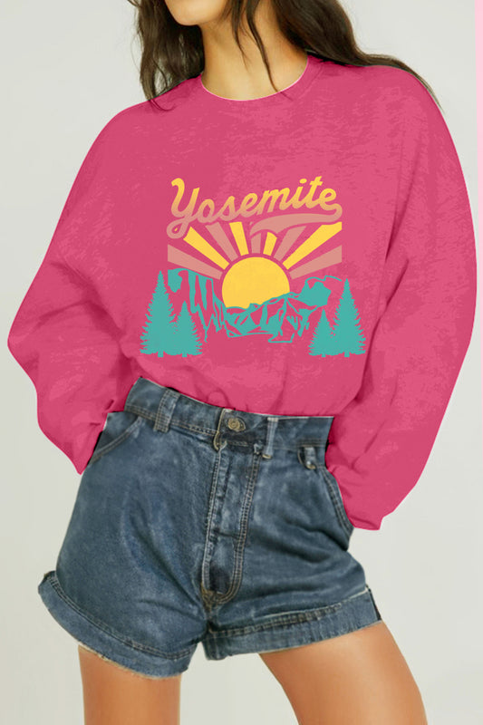 Simply Love YOSEMITE Graphic Sweatshirt