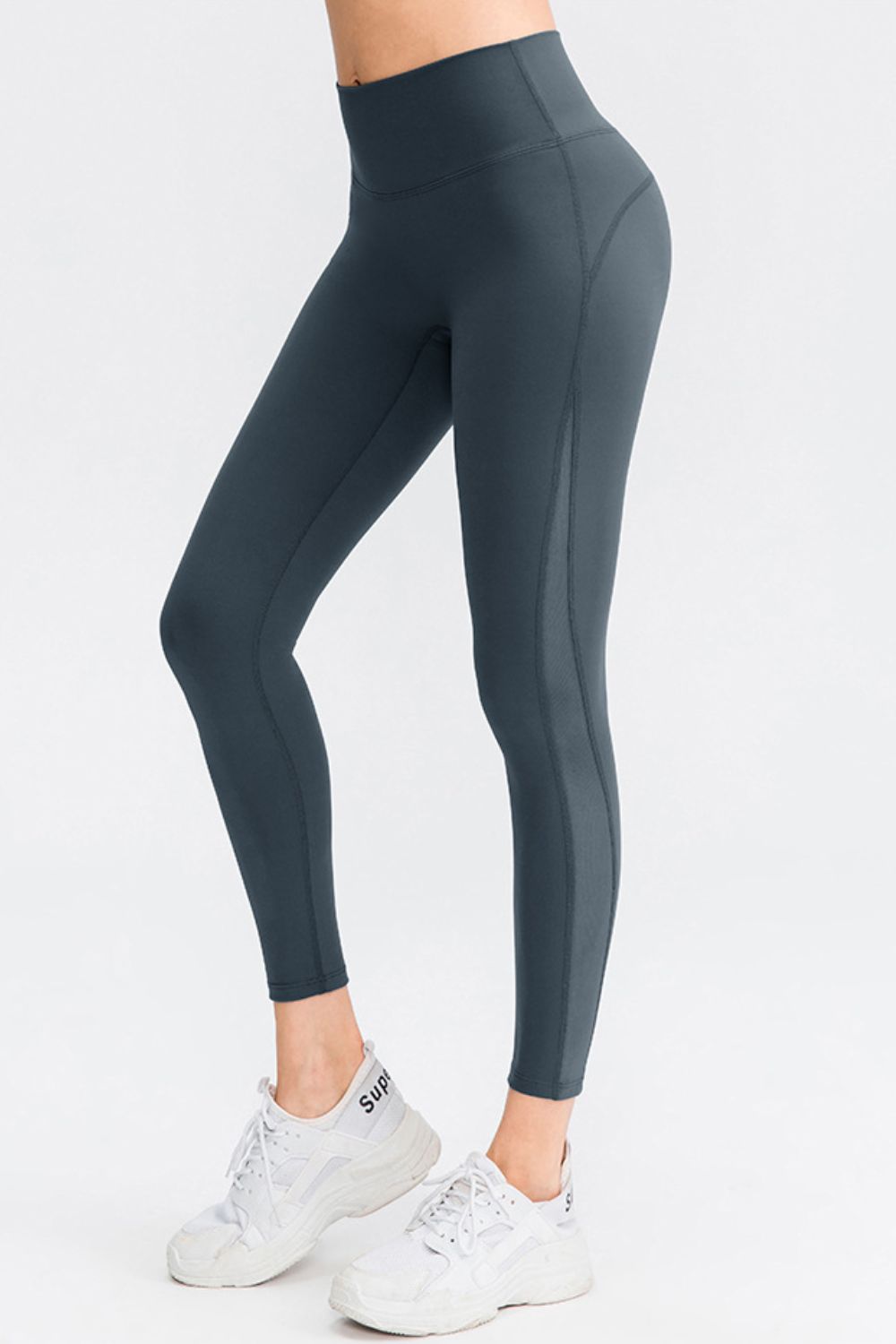 Sporty Leggings with Mesh Detail