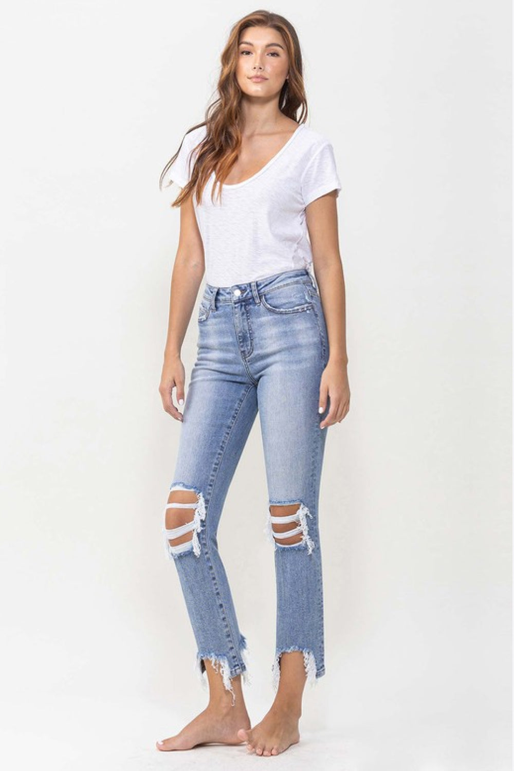 Courtney Super High Rise Kick Flare Jeans