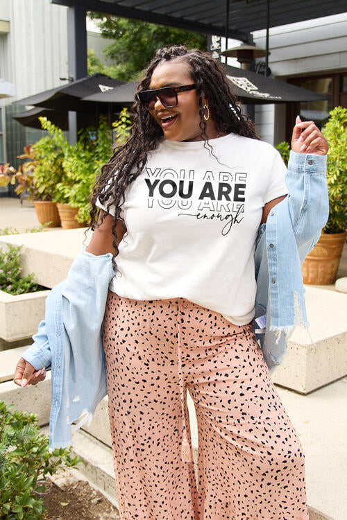 YOU ARE ENOUGH Short Sleeve T-Shirt