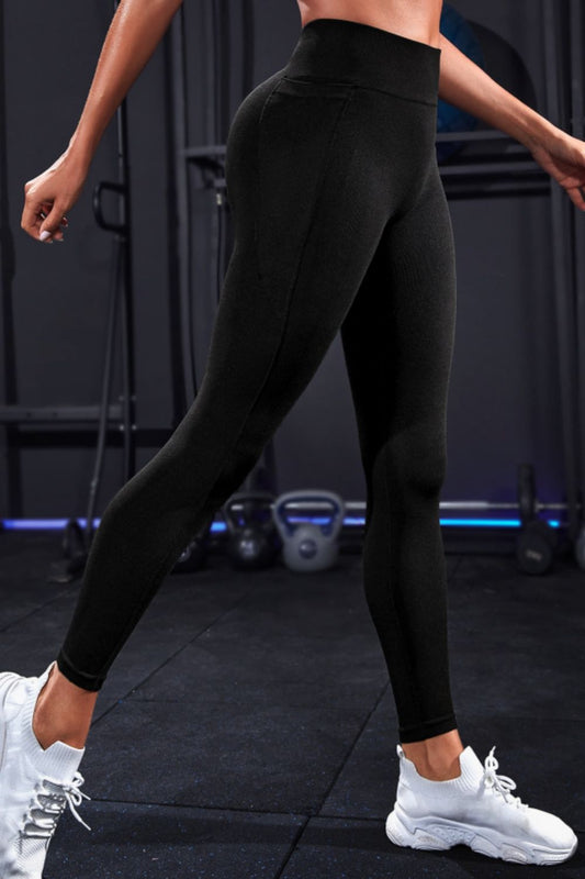 Wide Waistband Sports Leggings