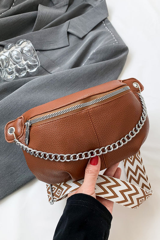 PU Leather Sling Bag