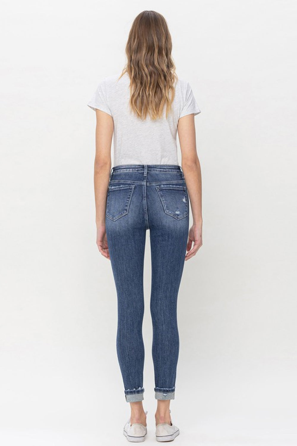 Vervet High Rise Cropped Skinny Jeans